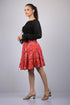 Skirt for women western wear stylish printed skirts Pink Color With White Polka Dot Skirt (OTLKT1010)